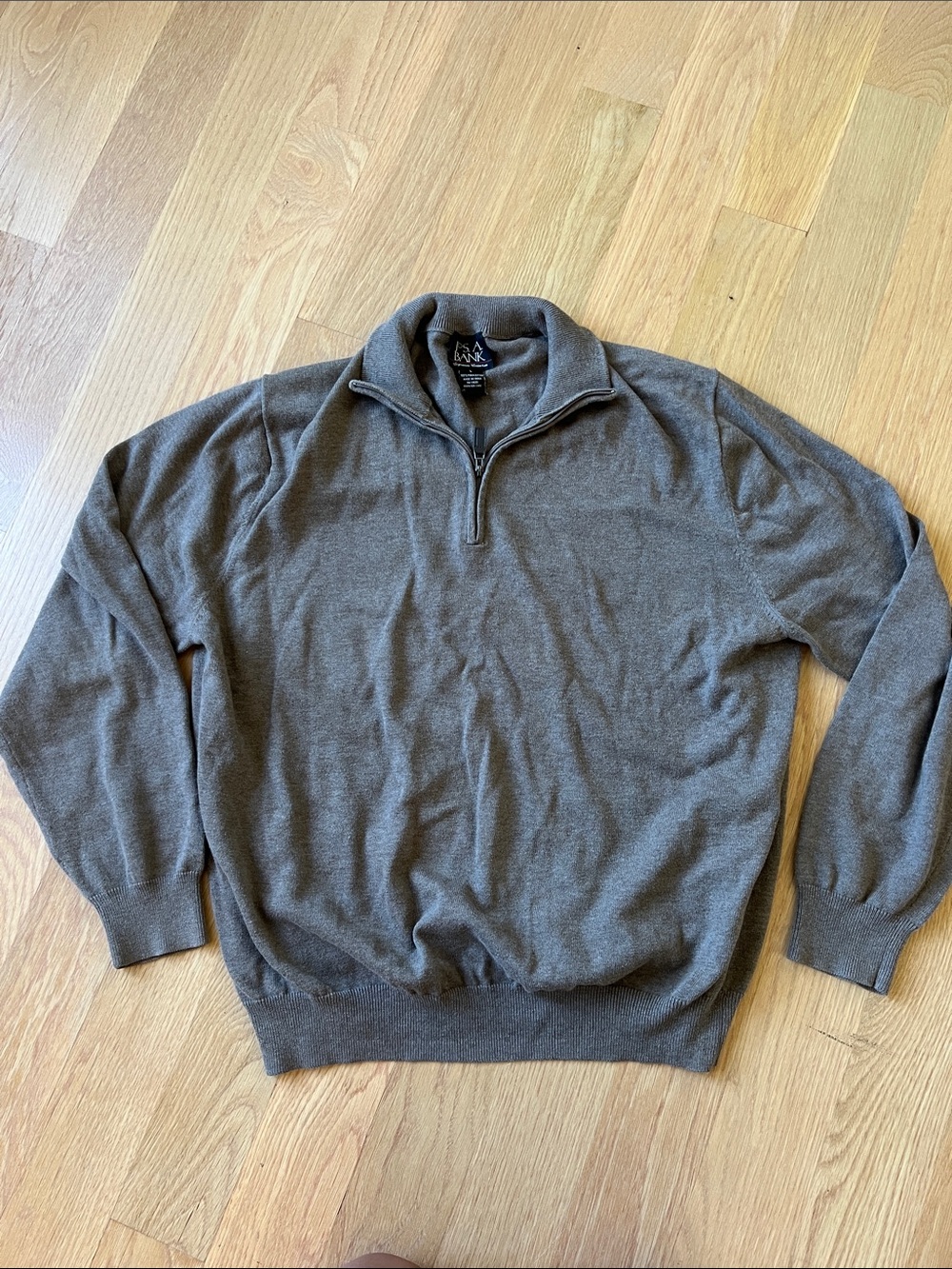 Jos. A. Banks Quarter-Zip Sweater in Brown